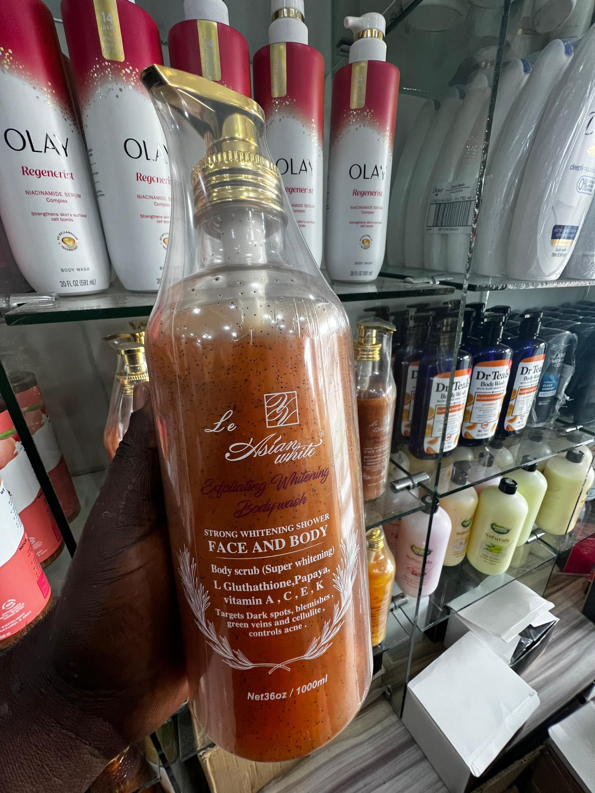 le asian white exfoliating whitening body wash le asian white exfoliating whitening body wash